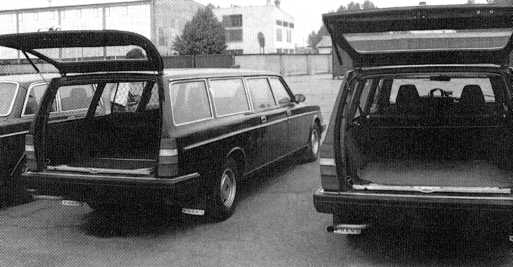 In the 1980's the Volvo car in the carpark were somewhat 