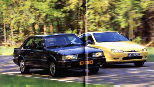 Volvo 780 & Peugeot 406