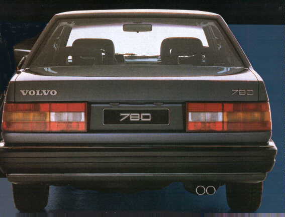 Achterzijde Volvo 780