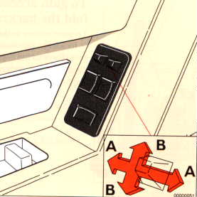 Electrically operated door mirrors
