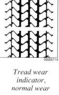 Treat wear indicator