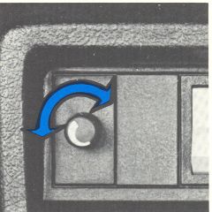 Instrument panel light rheostat