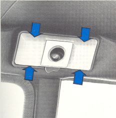 Interior light with spotlight