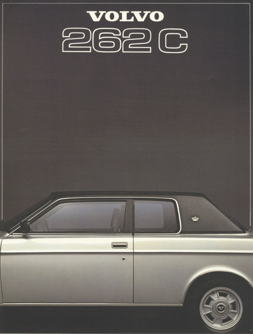 Volvo 262C Coupe Bertone bande chromée cadre chromé vitre arrière droite 