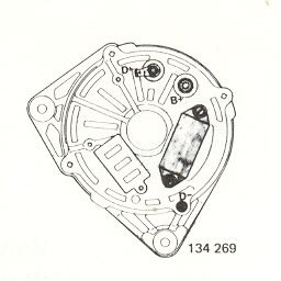 Alternateur Bosch N1 14V 70A 20 (0 120 469 564)