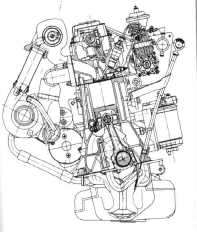 Dieselmotor zeichnung