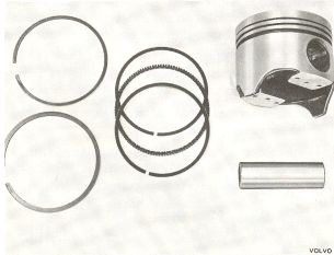 Pistons et segments de pistons
